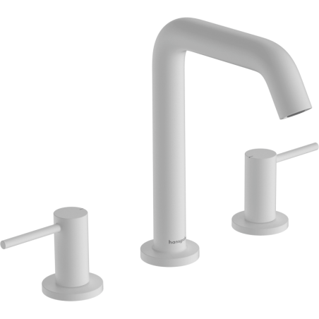 Umyvadlová baterie Hansgrohe Tecturis S s clic-clacem matná bílá 73330700