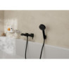 Vanová baterie Hansgrohe Tecturis E bez sprchového setu 150 mm matná černá 73420670