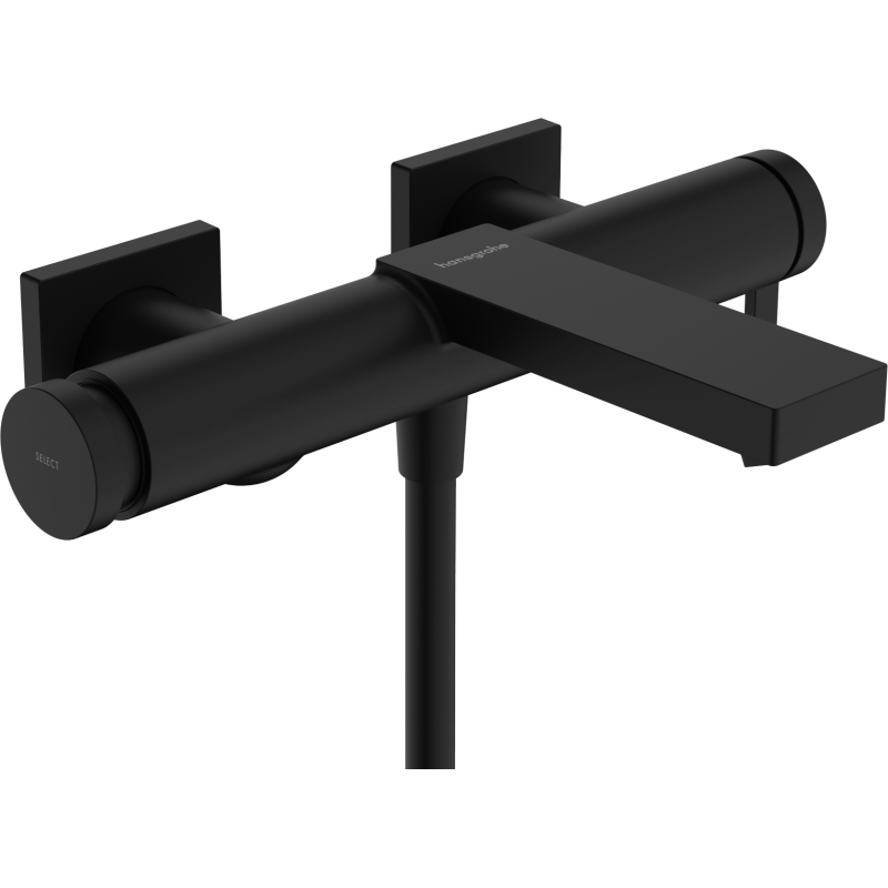Vanová baterie Hansgrohe Tecturis E bez sprchového setu 150 mm matná černá 73420670