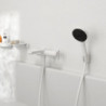 Vanová baterie Hansgrohe Tecturis E bez sprchového setu 150 mm matná bílá 73420700