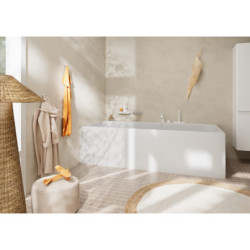 Vanová baterie Hansgrohe Tecturis S se sprchovým setem matná bílá 73440700