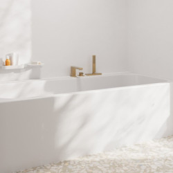 Vanová baterie Hansgrohe Tecturis E bez podomítkového tělesa kartáčovaný bronz 73443140