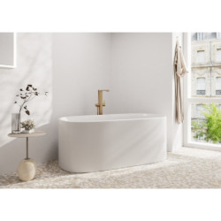 Vanová baterie Hansgrohe Tecturis E se sprchovým setem kartáčovaný bronz 73445140