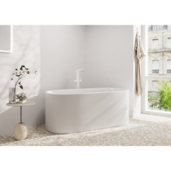 Vanová baterie Hansgrohe Tecturis E se sprchovým setem matná bílá 73445700