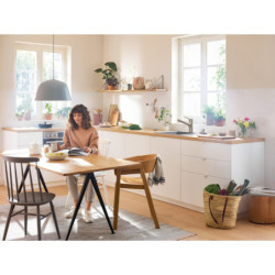 Dřezová baterie Hansgrohe Zesis M33 s vytahovací sprškou, 2 proudy nerez 74821800