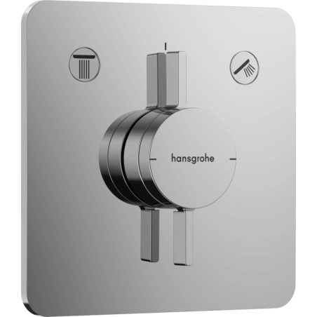 Sprchová a vanová baterie Hansgrohe DuoTurn Q bez podomítkového tělesa chrom 75414000