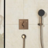 Sprchová a vanová baterie Hansgrohe DuoTurn E bez podomítkového tělesa kartáčovaný bronz 75417140