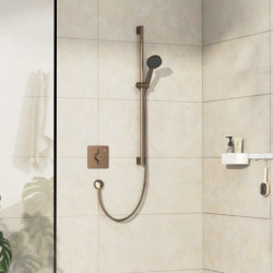 Sprchová baterie Hansgrohe DuoTurn Q bez podomítkového tělesa kartáčovaný bronz 75614140