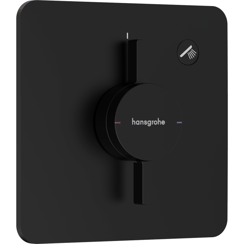 Sprchová baterie Hansgrohe DuoTurn Q bez podomítkového tělesa matná černá 75614670