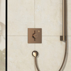 Sprchová baterie Hansgrohe DuoTurn E bez podomítkového tělesa kartáčovaný bronz 75617140