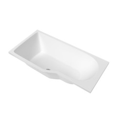 Asymetrická vana Laguna Beáta Plus 160x80 cm akrylát levá BE1600LPLUS