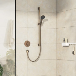 Sprchová baterie Hansgrohe DuoTurn S bez podomítkového tělesa kartáčovaný bronz 75618140