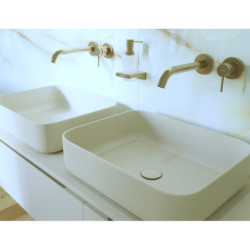 Umyvadlová baterie Hansgrohe Tecturis S bez podomítkového tělesa kartáčovaný bronz 73351140