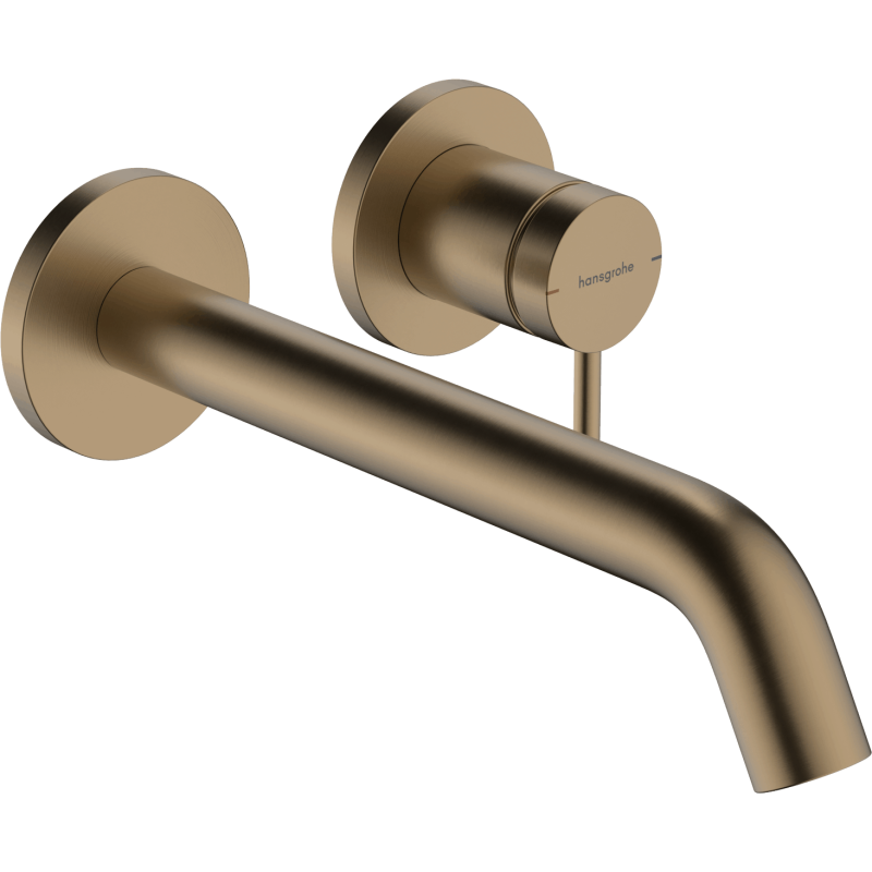 Umyvadlová baterie Hansgrohe Tecturis S bez podomítkového tělesa kartáčovaný bronz 73351140