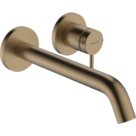 Umyvadlová baterie Hansgrohe Tecturis S bez podomítkového tělesa kartáčovaný bronz 73351140