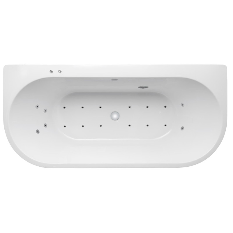 Masážní vana SAT 160x75 cm akrylát levá SIKOHMMOLI160L