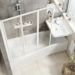 Asymetrická vana Ravak BeHappy II 150x75 cm akrylát pravá C991000000