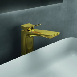 Umyvadlová baterie Ideal Standard Conca bez výpusti brushed gold BC758A2