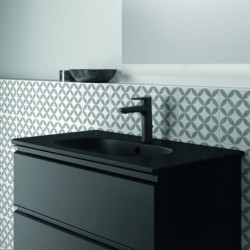 Umyvadlová baterie Ideal Standard Cerafine O / Alu+ s clic-clacem silk black BD131XG