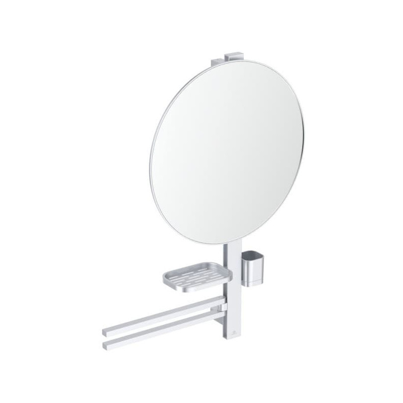 Zrcadlová skříňka Ideal Standard Alu+ 67x82 cm silver matte BD587SI
