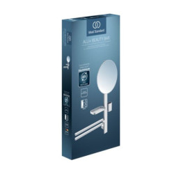 Zrcadlová skříňka Ideal Standard Alu+ 58x72 cm silver matte BD588SI