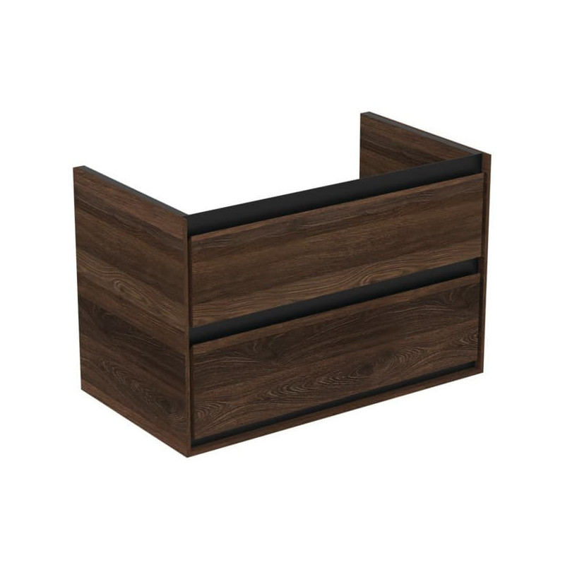 Koupelnová skříňka pod umyvadlo Ideal Standard Connect Air 80x51,7x44 cm vlašský ořech mat R0474NE