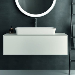 Zrcadlo bez vypínače Ideal Standard Conca 90x90 cm nerez T4133BH