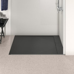 Sprchová vanička obdélníková Ideal Standard Ultra Flat S I.life 120x90 cm litý mramor černá T5221FV