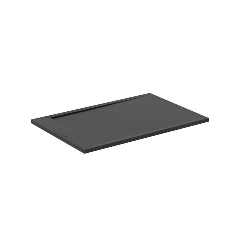 Sprchová vanička obdélníková Ideal Standard Ultra Flat S I.life 120x90 cm litý mramor černá T5221FV