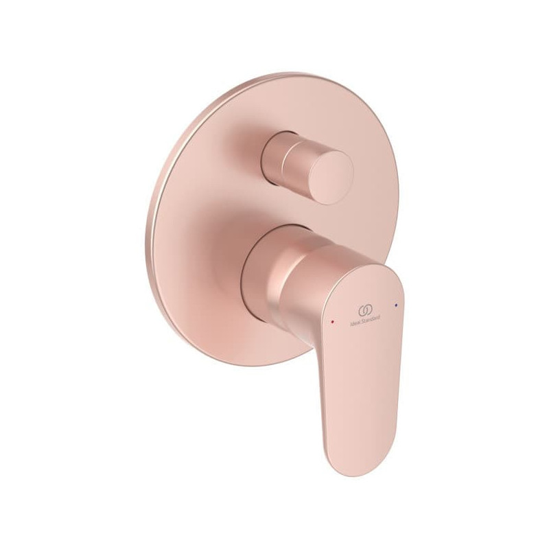 Sprchová a vanová baterie Ideal Standard Alu+ bez podomítkového tělesa 150 mm rosé A7350RO