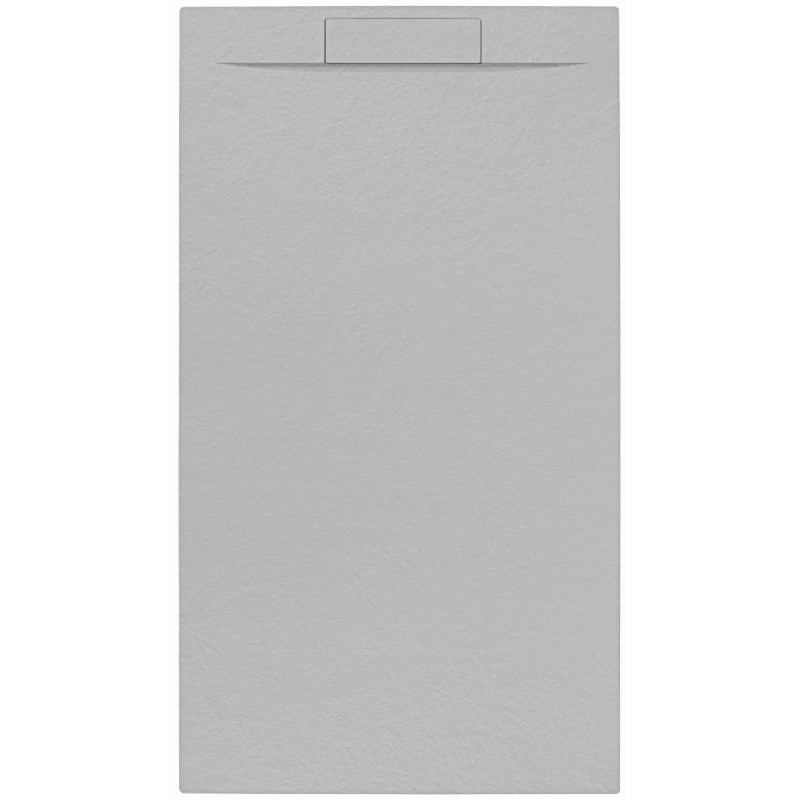 Sprchová vanička obdélníková SAT Fusion 100x80 cm litý mramor Gris Perla SATFU10080GRP