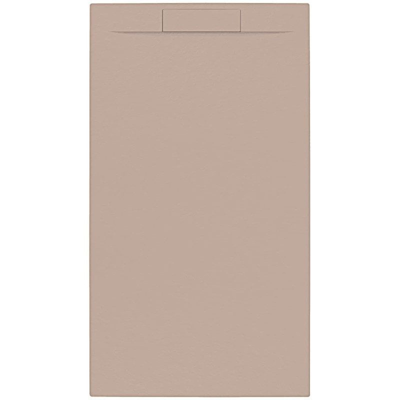 Sprchová vanička obdélníková SAT Fusion 120x80 cm litý mramor Moka SATFU12080MO
