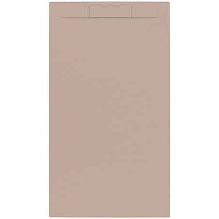 Sprchová vanička obdélníková SAT Fusion 120x80 cm litý mramor Moka SATFU12080MO