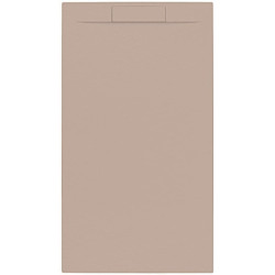 Sprchová vanička obdélníková SAT Fusion 140x80 cm litý mramor Moka SATFU14080MO