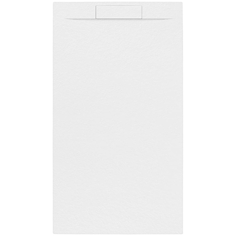 Sprchová vanička obdélníková SAT Fusion 140x90 cm litý mramor Blanco SATFU14090BL