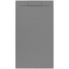 Sprchová vanička obdélníková SAT Fusion 140x90 cm litý mramor Gris SATFU14090GR