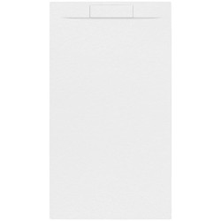 Sprchová vanička obdélníková SAT Fusion 160x80 cm litý mramor Blanco SATFU16080BL