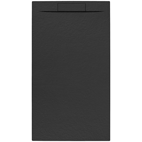 Sprchová vanička obdélníková SAT Fusion 160x80 cm litý mramor Grafito SATFU16080G