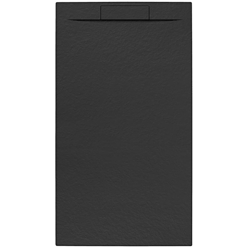 Sprchová vanička obdélníková SAT Fusion 160x90 cm litý mramor Grafito SATFU16090G