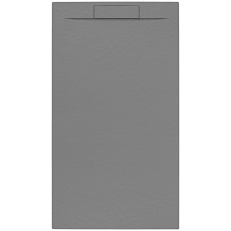 Sprchová vanička obdélníková SAT Fusion 160x90 cm litý mramor Gris SATFU16090GR