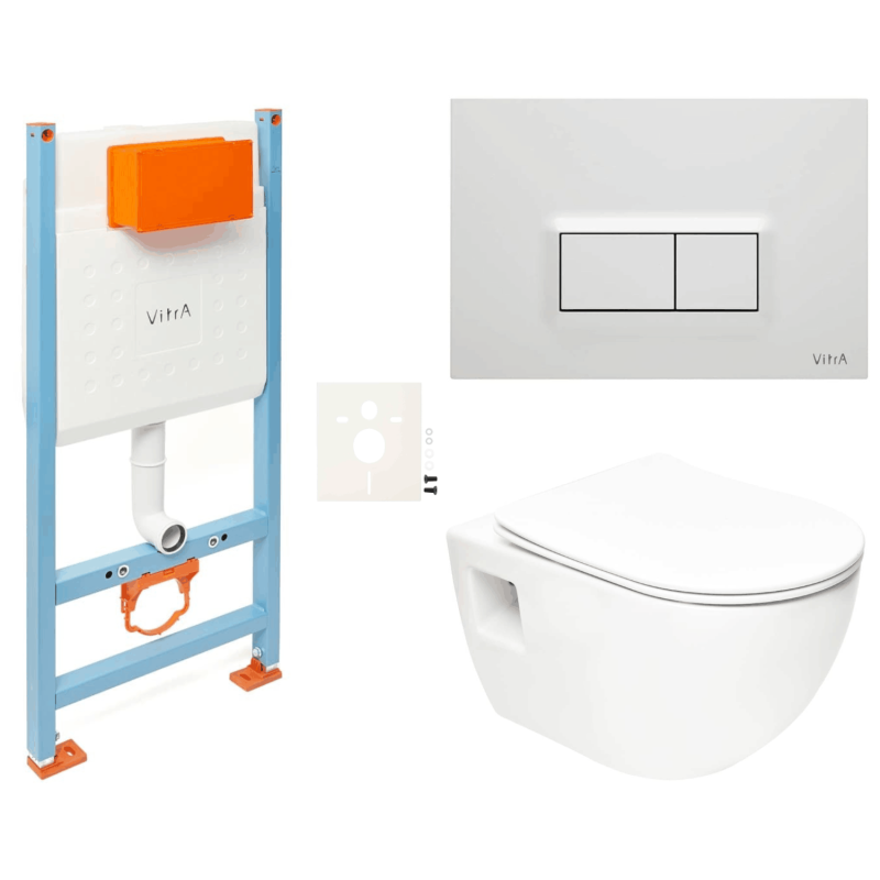 Závěsný wc set do lehkých stěn / předstěnová SAT Project SIKOVSSATPRO51600