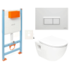 Závěsný wc set do lehkých stěn / předstěnová SAT Project SIKOVSSATPRO51600