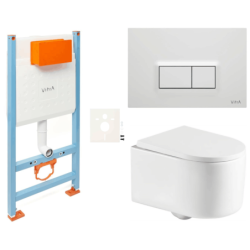 Závěsný wc set do lehkých stěn / předstěnová SAT Tornado SIKOVSTOR72600