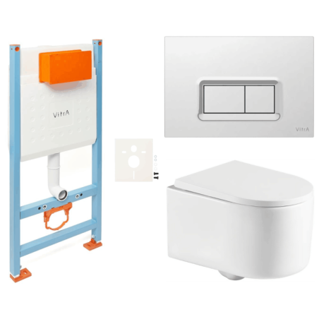 Závěsný wc set do lehkých stěn / předstěnová SAT Tornado SIKOVSTOR72680