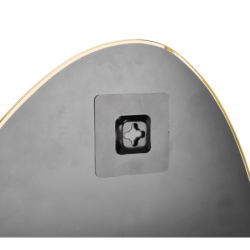 Zrcadlo IDA 60x40 cm Gold TR2070179