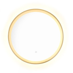 Zrcadlo se senzorem SAT 60x60 cm zlatá SATZLED60ZL