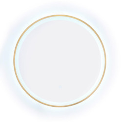 Zrcadlo se senzorem SAT 60x60 cm zlatá SATZLED60ZL