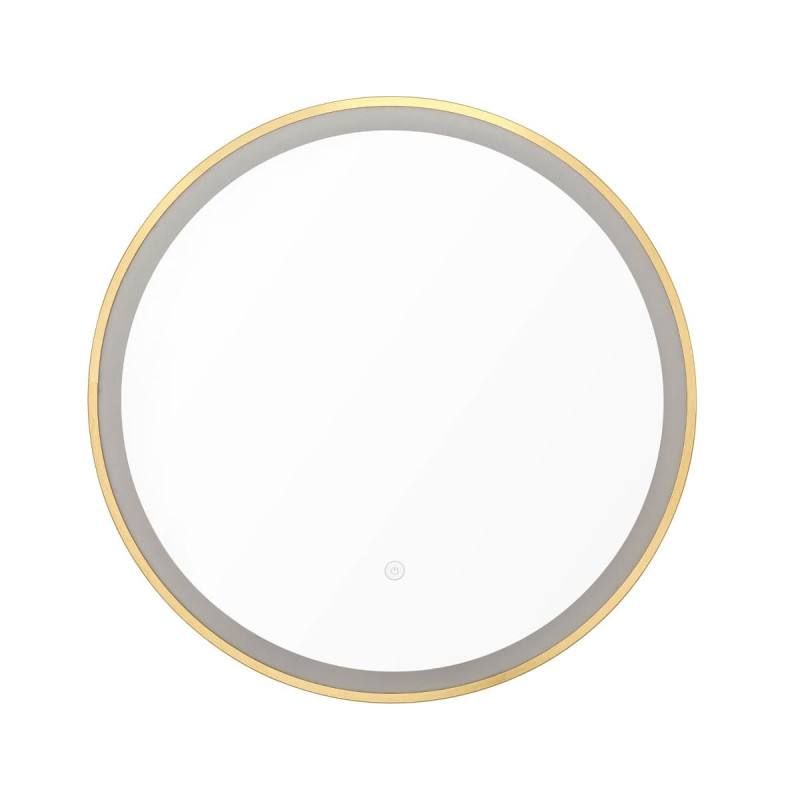 Zrcadlo se senzorem SAT 60x60 cm zlatá SATZLED60ZL