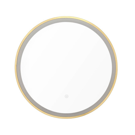 Zrcadlo se senzorem SAT 60x60 cm zlatá SATZLED60ZL