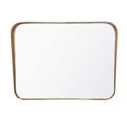 Zrcadlo SAT 80x60 cm zlatá SATZEVO6080ZL